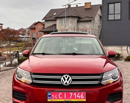 Красный Фольксваген Тигуан, объемом двигателя 2 л и пробегом 198 тыс. км за 8999 $, фото 1 на Automoto.ua