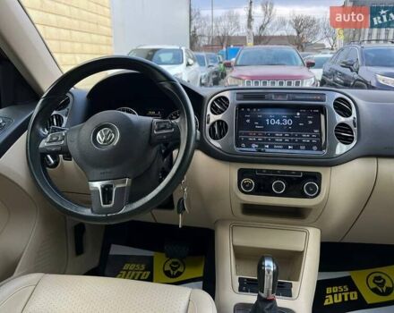 Красный Фольксваген Тигуан, объемом двигателя 1.98 л и пробегом 120 тыс. км за 11800 $, фото 13 на Automoto.ua