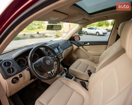 Красный Фольксваген Тигуан, объемом двигателя 1.98 л и пробегом 159 тыс. км за 13300 $, фото 23 на Automoto.ua