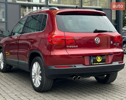 Красный Фольксваген Тигуан, объемом двигателя 1.98 л и пробегом 175 тыс. км за 13800 $, фото 3 на Automoto.ua