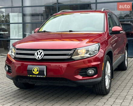 Красный Фольксваген Тигуан, объемом двигателя 1.98 л и пробегом 175 тыс. км за 13800 $, фото 2 на Automoto.ua
