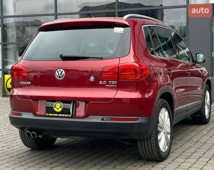 Красный Фольксваген Тигуан, объемом двигателя 1.98 л и пробегом 175 тыс. км за 13800 $, фото 5 на Automoto.ua