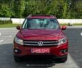 Красный Фольксваген Тигуан, объемом двигателя 2 л и пробегом 205 тыс. км за 12000 $, фото 1 на Automoto.ua