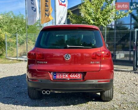 Красный Фольксваген Тигуан, объемом двигателя 2 л и пробегом 236 тыс. км за 12550 $, фото 22 на Automoto.ua