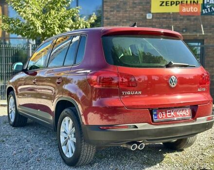 Красный Фольксваген Тигуан, объемом двигателя 2 л и пробегом 236 тыс. км за 12550 $, фото 23 на Automoto.ua