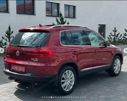Красный Фольксваген Тигуан, объемом двигателя 2 л и пробегом 205 тыс. км за 12000 $, фото 4 на Automoto.ua