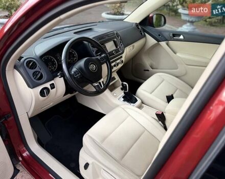 Красный Фольксваген Тигуан, объемом двигателя 1.98 л и пробегом 181 тыс. км за 13499 $, фото 1 на Automoto.ua