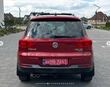 Красный Фольксваген Тигуан, объемом двигателя 2 л и пробегом 205 тыс. км за 12000 $, фото 6 на Automoto.ua