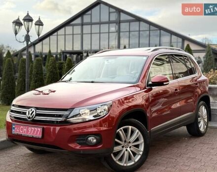 Красный Фольксваген Тигуан, объемом двигателя 1.98 л и пробегом 181 тыс. км за 13499 $, фото 5 на Automoto.ua