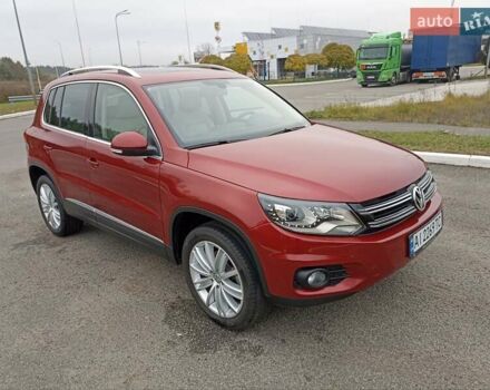 Фольксваген Тігуан 2015 у Буче на Automoto.ua Червоний Фольксваген Тігуан, об'ємом двигуна 1.98 л та пробігом 93 тис. км за 15200 $, фото 4 на Automoto.ua