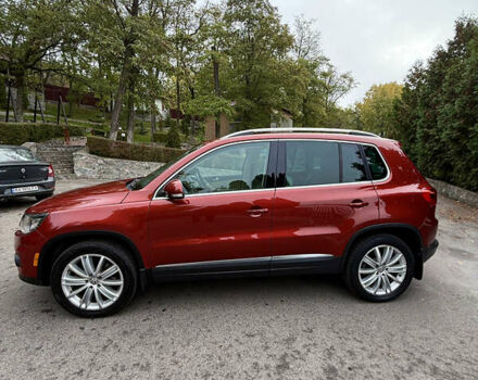 Красный Фольксваген Тигуан, объемом двигателя 2 л и пробегом 162 тыс. км за 14700 $, фото 11 на Automoto.ua