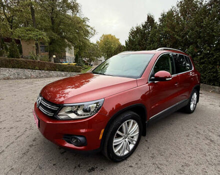 Красный Фольксваген Тигуан, объемом двигателя 2 л и пробегом 162 тыс. км за 14700 $, фото 13 на Automoto.ua
