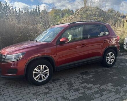 Красный Фольксваген Тигуан, объемом двигателя 1.98 л и пробегом 139 тыс. км за 14000 $, фото 1 на Automoto.ua