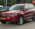 Красный Фольксваген Тигуан, объемом двигателя 1.98 л и пробегом 252 тыс. км за 13500 $, фото 2 на Automoto.ua