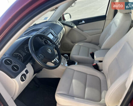 Красный Фольксваген Тигуан, объемом двигателя 1.98 л и пробегом 94 тыс. км за 13750 $, фото 24 на Automoto.ua