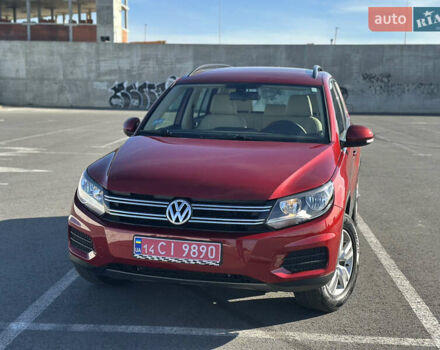Красный Фольксваген Тигуан, объемом двигателя 1.98 л и пробегом 94 тыс. км за 13750 $, фото 3 на Automoto.ua