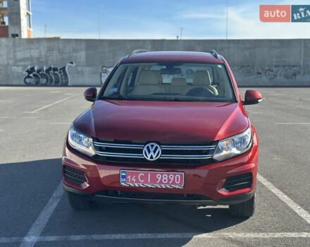 Красный Фольксваген Тигуан, объемом двигателя 1.98 л и пробегом 94 тыс. км за 13750 $, фото 4 на Automoto.ua