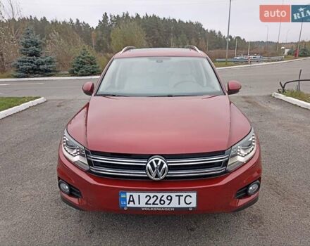 Фольксваген Тігуан 2015 у Буче на Automoto.ua Червоний Фольксваген Тігуан, об'ємом двигуна 1.98 л та пробігом 93 тис. км за 15200 $, фото 5 на Automoto.ua