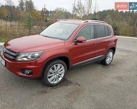 Фольксваген Тігуан 2015 у Буче на Automoto.ua Червоний Фольксваген Тігуан, об'ємом двигуна 1.98 л та пробігом 93 тис. км за 15200 $, фото 7 на Automoto.ua