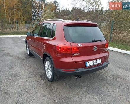 Фольксваген Тігуан 2015 у Буче на Automoto.ua Червоний Фольксваген Тігуан, об'ємом двигуна 1.98 л та пробігом 93 тис. км за 15200 $, фото 10 на Automoto.ua