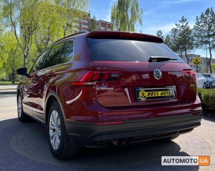 Красный Фольксваген Тигуан, объемом двигателя 2 л и пробегом 225 тыс. км за 18700 $, фото 4 на Automoto.ua