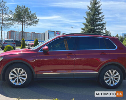 Красный Фольксваген Тигуан, объемом двигателя 2 л и пробегом 225 тыс. км за 18700 $, фото 3 на Automoto.ua
