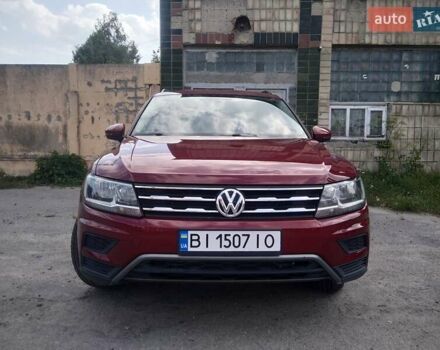 Красный Фольксваген Тигуан, объемом двигателя 1.98 л и пробегом 113 тыс. км за 16500 $, фото 1 на Automoto.ua