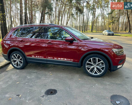 Красный Фольксваген Тигуан, объемом двигателя 2 л и пробегом 91 тыс. км за 18900 $, фото 5 на Automoto.ua