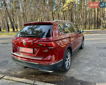 Красный Фольксваген Тигуан, объемом двигателя 2 л и пробегом 91 тыс. км за 18900 $, фото 7 на Automoto.ua