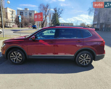 Червоний Фольксваген Тігуан, об'ємом двигуна 1.98 л та пробігом 62 тис. км за 23000 $, фото 1 на Automoto.ua