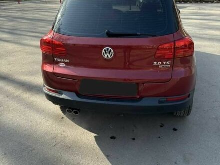 Красный Фольксваген Тигуан, объемом двигателя 1.98 л и пробегом 66 тыс. км за 13800 $, фото 1 на Automoto.ua