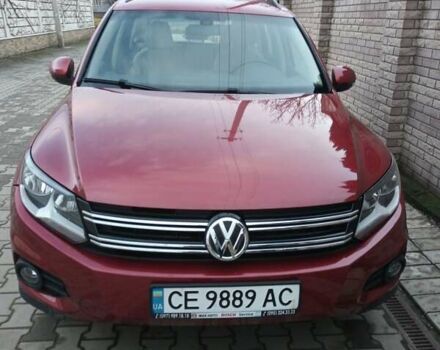 Червоний Фольксваген Тігуан, об'ємом двигуна 1.98 л та пробігом 147 тис. км за 14000 $, фото 1 на Automoto.ua