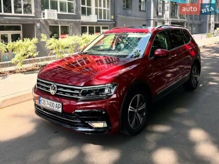 Красный Фольксваген Тигуан, объемом двигателя 2 л и пробегом 85 тыс. км за 18200 $, фото 1 на Automoto.ua