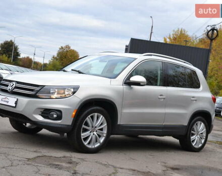 Серый Фольксваген Тигуан, объемом двигателя 1.98 л и пробегом 165 тыс. км за 10500 $, фото 1 на Automoto.ua