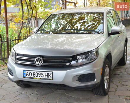 Серый Фольксваген Тигуан, объемом двигателя 1.98 л и пробегом 308 тыс. км за 10800 $, фото 1 на Automoto.ua