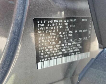 Серый Фольксваген Тигуан, объемом двигателя 0 л и пробегом 82 тыс. км за 1500 $, фото 12 на Automoto.ua