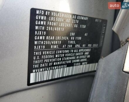 Серый Фольксваген Тигуан, объемом двигателя 1.98 л и пробегом 109 тыс. км за 2100 $, фото 12 на Automoto.ua