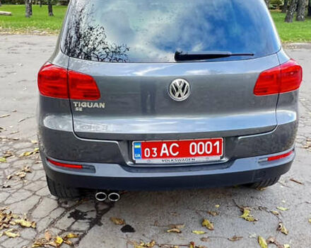 Сірий Фольксваген Тігуан, об'ємом двигуна 1.98 л та пробігом 124 тис. км за 13590 $, фото 12 на Automoto.ua