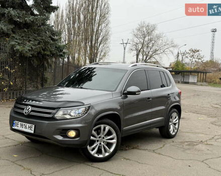 Серый Фольксваген Тигуан, объемом двигателя 2 л и пробегом 163 тыс. км за 15700 $, фото 5 на Automoto.ua