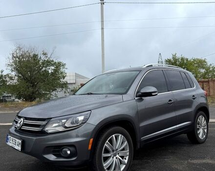 Серый Фольксваген Тигуан, объемом двигателя 2 л и пробегом 188 тыс. км за 13500 $, фото 2 на Automoto.ua