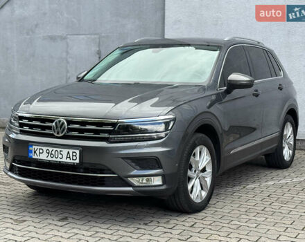 Серый Фольксваген Тигуан, объемом двигателя 2 л и пробегом 197 тыс. км за 22900 $, фото 1 на Automoto.ua