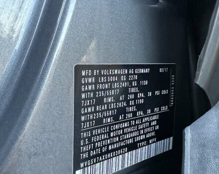 Сірий Фольксваген Тігуан, об'ємом двигуна 1.98 л та пробігом 158 тис. км за 13999 $, фото 45 на Automoto.ua