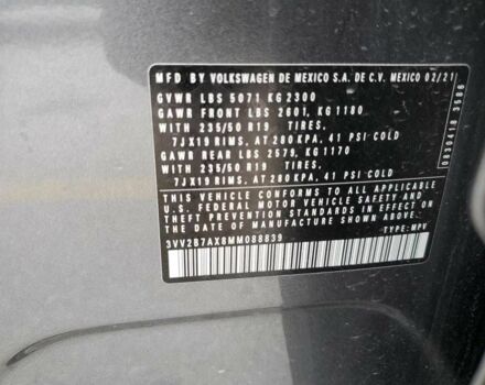 Серый Фольксваген Тигуан, объемом двигателя 2 л и пробегом 65 тыс. км за 3900 $, фото 11 на Automoto.ua