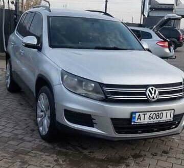 Серый Фольксваген Тигуан, объемом двигателя 1.98 л и пробегом 145 тыс. км за 12850 $, фото 1 на Automoto.ua