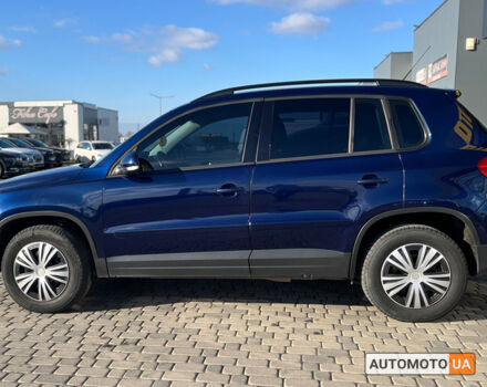 Синий Фольксваген Тигуан, объемом двигателя 2 л и пробегом 315 тыс. км за 9800 $, фото 3 на Automoto.ua