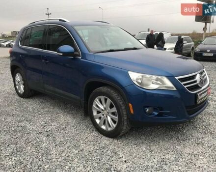 Синий Фольксваген Тигуан, объемом двигателя 2 л и пробегом 180 тыс. км за 9990 $, фото 2 на Automoto.ua