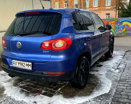 Синий Фольксваген Тигуан, объемом двигателя 2 л и пробегом 130 тыс. км за 9500 $, фото 3 на Automoto.ua