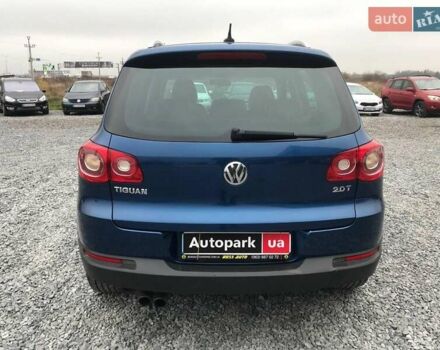 Синий Фольксваген Тигуан, объемом двигателя 2 л и пробегом 180 тыс. км за 9990 $, фото 7 на Automoto.ua