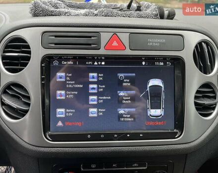 Синий Фольксваген Тигуан, объемом двигателя 2 л и пробегом 186 тыс. км за 12800 $, фото 5 на Automoto.ua