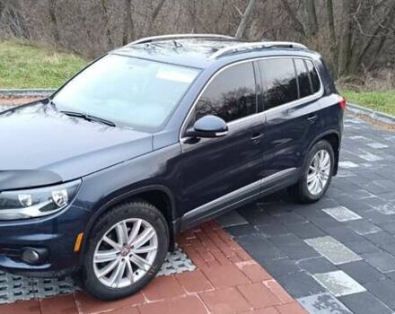 Синий Фольксваген Тигуан, объемом двигателя 2 л и пробегом 160 тыс. км за 10000 $, фото 2 на Automoto.ua